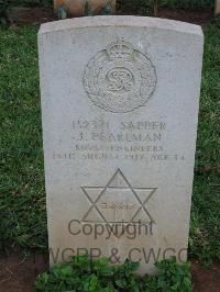 Dar Es Salaam War Cemetery - Pearlman, Jacob